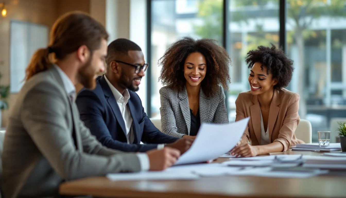 Équipe Sunibel Corporate Services en réunion